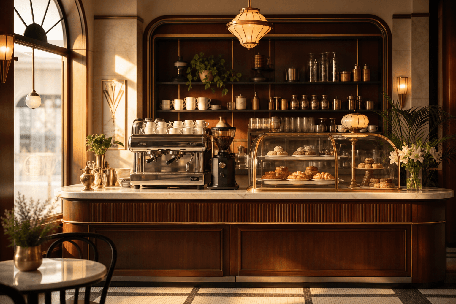 1920's Cafe website preview
