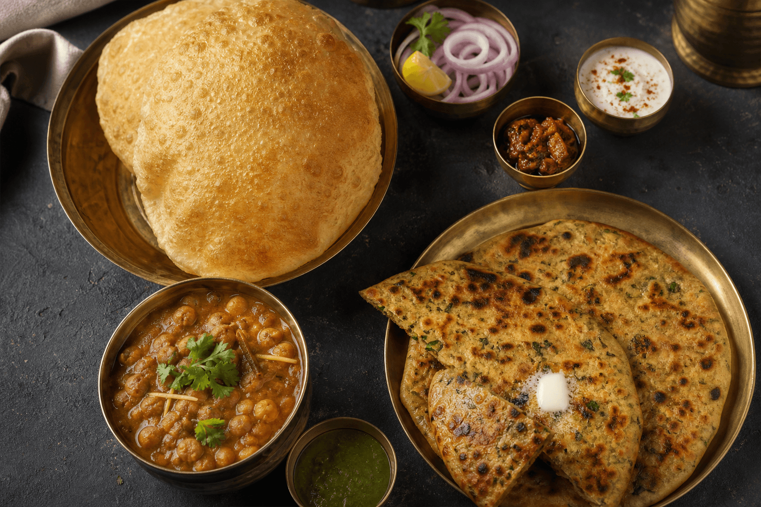 Vegetarian Punjabi dishes at Ambarsariya