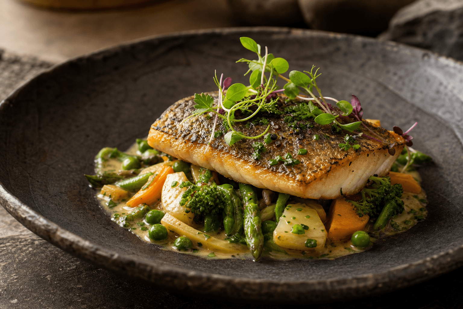 Pan-Seared Market Fish
